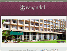 Tablet Screenshot of kronendal.net